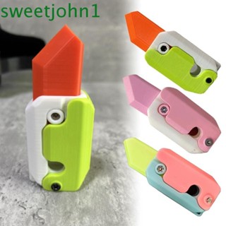 Sweetjohn โมเดลแครอท 3D ขนาดเล็ก ของเล่นคลายเครียด สําหรับเด็ก และผู้ใหญ่