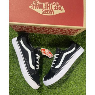 🔥 มีเก็บปลายทาง🔥 รองเท้า old skool *มี 5 สี* SIZE.36-45 รองเท้าผ้าใบโอลสคูล รองเท้าสีดำ ยอดฮิต ถ่ายจากสินค้าจริง