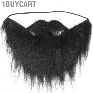 1buycart Halloween Beard  Black Funny Long Mustaches False Beards Fake for Theatre Parties Cosplay