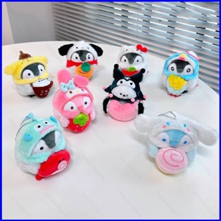 Yt1 ตุ๊กตา Sanrio Penguin Series Kuromi KT Melody Cinnamoroll Koupen-chan ของเล่นสําหรับเด็ก TY1