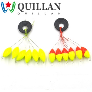 Quillan ทุ่นลอยน้ํา ทรงวงรี ขนาดเล็ก ตัวหยุดตกปลา คละสี ทุ่นลอยน้ํา อวกาศ ถั่ว ตกปลา ทุ่นลอยน้ํา