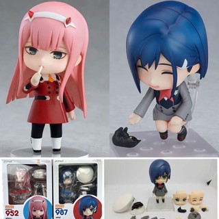 โมเดลฟิกเกอร์ Pvc อนิเมะ Nendoroid GSC Darling in The Franxx Zero Two 02 952 Ichigo 987 ของเล่นสําหรับเด็ก