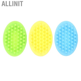 Allinit Pet Grooming Brush  Comfortable Silicone Soft Strong Cleaning Effect for Home Store