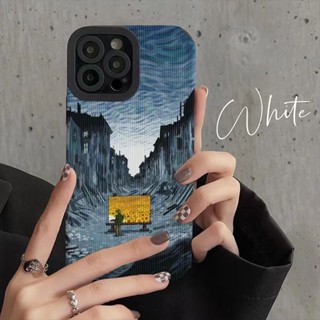 เคสโทรศัพท์มือถือซิลิโคน ลาย Contrast World สําหรับ Apple Iphone 13 14Promax 12 11 6S Xr 7Plus