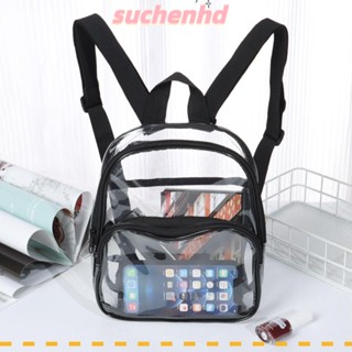 Suchenhd กระเป๋าสะพายข้าง PVC ขนาดเล็ก ด้านหน้ากระเป๋า