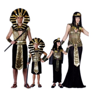 [0714]SHWZ-COS-QZZ Egyptian Pharaoh Cleopatra Adult Boys and Girls Boys and Girls Performance Costume Christmas New Year Clothing Animation  Comic  Parent-child clothing Gift  Hall