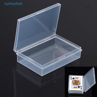 【tuilieyfish】กล่องพลาสติก Pp สําหรับใส่ไพ่โป๊กเกอร์【IH】