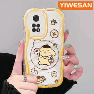 เคสโทรศัพท์มือถือ ซิลิโคน ใส กันกระแทก ลายการ์ตูนปอมปอม เพียวริน สําหรับ Xiaomi MI Redmi Note 11 11s Poco M4 Pro 4G