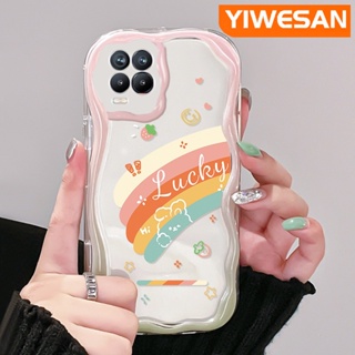 เคสโทรศัพท์มือถือ ซิลิโคนใส กันกระแทก ลายการ์ตูนสายรุ้ง สําหรับ Realme 8 5G 8s 5G Q3i V13 5G Narzo 30 Q3