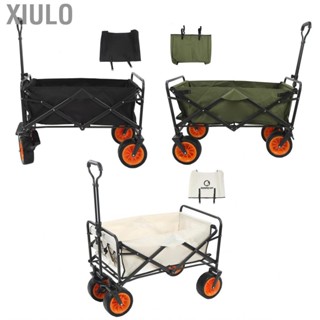 Xiulo Multi Camping Cart Portable Collapsible Trolley Strong Load Bearing Large  Wagon With Universal Wheel Outdoor