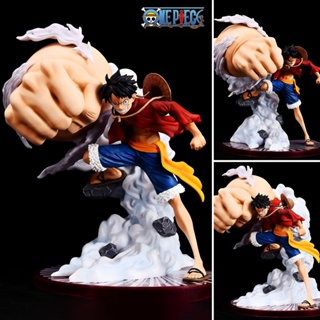 Figure ฟิกเกอร์ P.O.P. One Piece   Monkey D Luffy มังกี้ ดี ลูฟี่ หมัดปืนช้างยางยืด มนุษย์ยาง samutprakanboonsiri