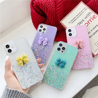 เคสโทรศัพท์มือถือ TPU ลายการ์ตูน ประดับโบว์ สําหรับ OPPO A3S A5S A9 A5 A57 A58 A53 A54 A55 A16 A17 A17K A15 A94 A95 A96 A97 A83 A31 A8