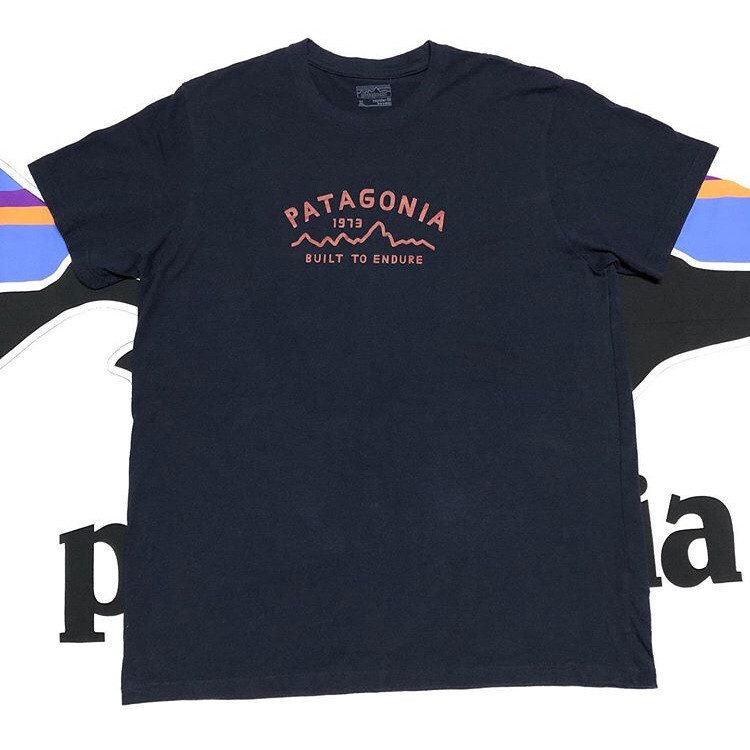 มีหลายสี Patagonia Patagonia เสื้อยืดผ้าฝ้ายแขนสั้นพิมพ์ลายตัวอักษร