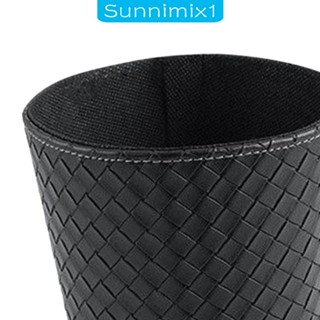 [Sunnimix1] ถังขยะ แบบแขวน แบบพกพา อุปกรณ์เสริม สําหรับภายในรถยนต์