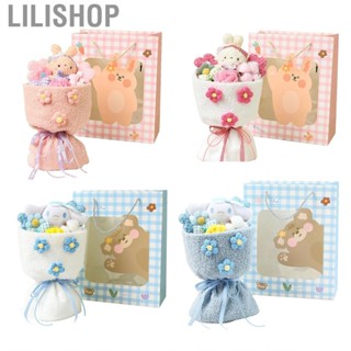 Lilishop Flower Bouquet  Dolls Fine Workmanship Soft Portable Comfortable Exquisite Details Skin Friendly for Wedding