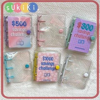 Sukiki แฟ้ม PVC ขนาดเล็ก 150 ดอลลาร์ 1000 ดอลลาร์ 500 ดอลลาร์ 100 ดอลลาร์ สําหรับเด็ก