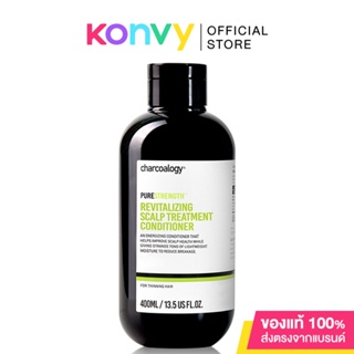 Charcoalogy Pure strength Revitalizing Scalp Treatment Conditioner 400ml.