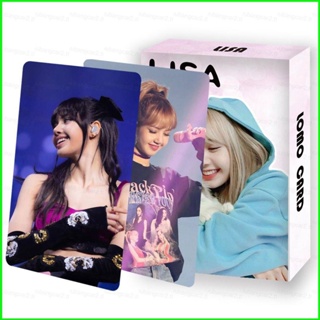 Yb2 โปสการ์ด อัลบั้มรูปภาพ BLACKPINK LISA BY2 สีชมพู 55 ชิ้น ต่อชุด