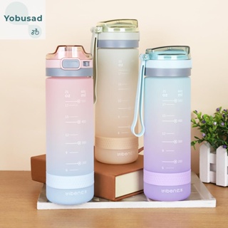 [Yobusad.th] ขวดน้ําเย็น ขนาด 400 มล. 600 มล. พร้อมหลอดดูด สําหรับตั้งแคมป์ เดินป่า วิ่ง