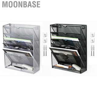 Moonbase Wall Mounted File Holder  Easy Installation Organizer Practical 5 Tier for Letters