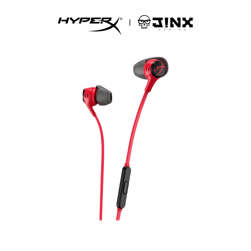 HyperX Cloud Earbuds II RED หูฟังเกมมิ่ง - ประกันศูนย์ 2 ปี