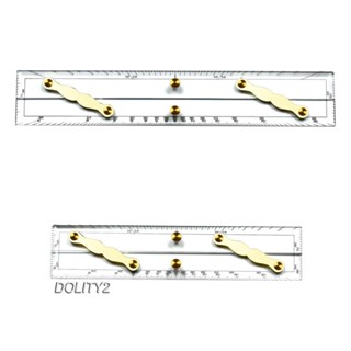 [Dolity2] ไม้บรรทัดนําทาง แบบขนาน พร้อมสเกลใส สําหรับนักเรียน โรงเรียน เรือ ศิลปิน