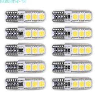 แผ่นป้ายทะเบียนรถยนต์ ซิลิโคน สว่างมาก T10 194 W5W T10-5050-6SMD 12V DC