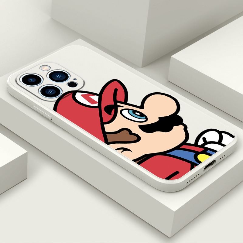 เคส OPPO A79 5G A17K A18 A38 R9S reno 10x zoom R17 PRO MF068A เคสโทรศัพท์มือถือ ซิลิโคนนิ่ม กันกระแทก ลายซุปเปอร์มาริโอ้ สําหรับ