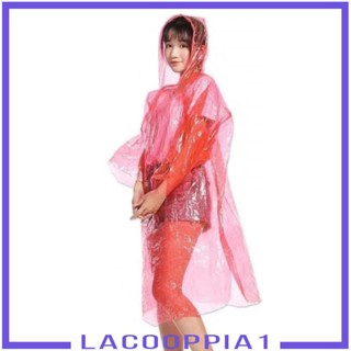 [Lacooppia1] เสื้อกันฝน กันน้ํา แบบใช้แล้วทิ้ง สําหรับตกปลา สวนฉุกเฉิน