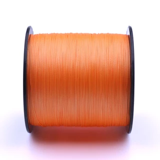 Ashconfish สายเอ็นตกปลา PE แบบถัก 100 ม. 4 สี เขียวอ่อน ส้ม 4 เส้น