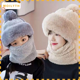 Moilyth หมวกบีนนี่ ป้องกันหู ให้ความอบอุ่น สําหรับขี่จักรยานกลางแจ้ง