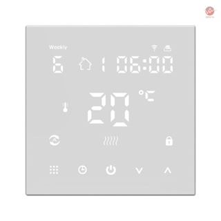 Tuya Wifi Temperature Controller for Electric Floor Heating with Digital Display and Alexa/Google Home Compatibility