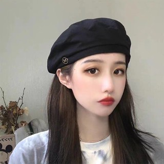 หมวกทรงเบเร่ต์ ปรับขนาดได้ beret แฟชั่นเกาหลี สายเกาสุดๆ