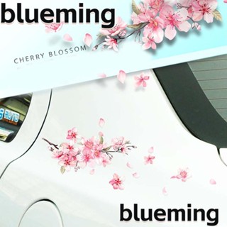 Blueming2 สติกเกอร์ ลายซากุระ สําหรับติดตกแต่งถังน้ํามันรถยนต์