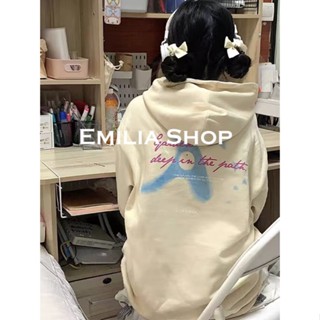 EMILIA SHOP เสื้อกันหนาว เสื้อแขนยาว เสื้อฮู้ด สบาย fashionable casual ดูสวยงาม WWY23909QC36Z230909