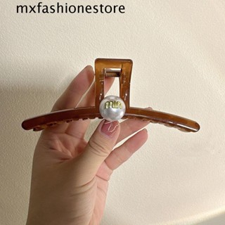 Mxfashione กิ๊บติดผม แฟชั่นสไตล์เกาหลี ตัวอักษรประณีต สี่เหลี่ยม วินเทจ เรียบง่าย ผู้หญิง กิ๊บติดผม