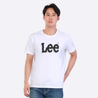 LEE เสื้อยืดแขนสั้นผู้ชาย ทรง REGULAR รุ่น LE S523MTSSF07 สีขาว