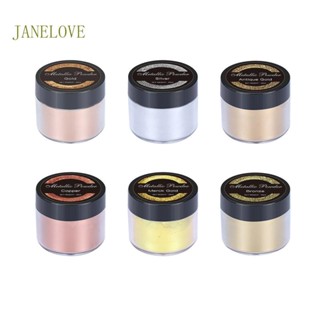 Jlove ผงสีเมทัลลิก 4 สี 20 กรัม 0 7 ออนซ์