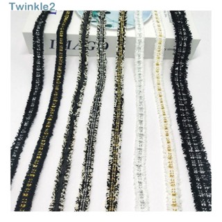 Twinkle ริบบิ้นผ้าลูกไม้ แฮนด์เมด สไตล์วินเทจ 45 หลา 15 มม. 13 มม. 12 มม. สําหรับเย็บชุดเดรส DIY