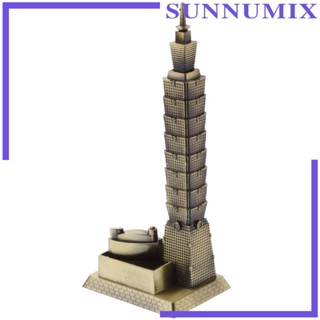 [Sunnimix] โมเดลสถาปัตยกรรม Taipei 101 ของขวัญของที่ระลึก สําหรับตั้งโต๊ะ