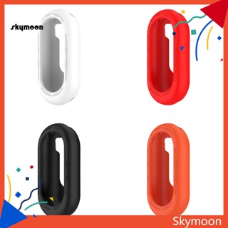 Skym* เคสซิลิโคน พร้อมสายรัดข้อมือ ติดตั้งง่าย กันรอยขีดข่วน สําหรับ Xiaomi Mi Band 8