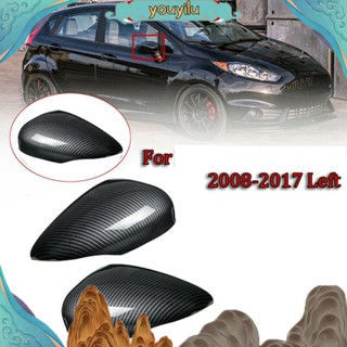 Youyilu ฝาครอบกระจกมองหลัง คาร์บอนไฟเบอร์ สําหรับ Ford Fiesta Mk7 2008 2009 2010 2011 2012 2013-2017