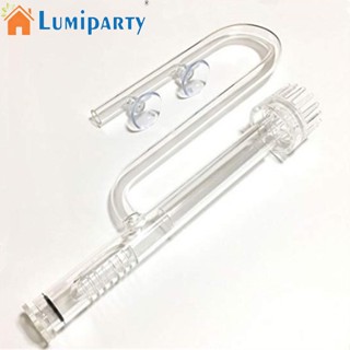 Lumiparty ระบบกรองน้ําไหลเข้า ท่อลิลลี่แก้ว ขนาดเล็ก อุปกรณ์เสริม สําหรับตู้ปลา