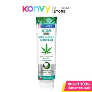 Sparkle Natural Hemp Seed Extract Toothpaste 85g สปาร์คเคิล ยาสีฟันกัญชง สูตรธรรมชาติ.