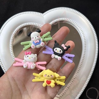 Jeremy1 กิ๊บติดผม ลายการ์ตูน Kuromi Bangs My Melody Cinnamoroll สําหรับผู้หญิง