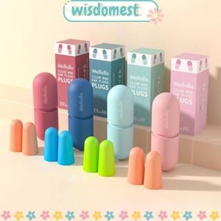 Wisdomest ที่อุดหู ป้องกันการนอนกรน ป้องกันเสียงรบกวน สําหรับคนงานในร่ม 4 คู่