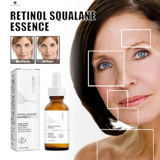 Jaysuing Retinol 0.5% Horn Shark Alkane Essence ชุ่มชื้นริ้วรอยสี Spotted สี Spotted Black Bright Skin Moisturizing Anti-Wrinkle Essence 30ml TECH3