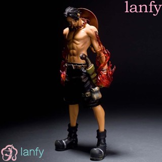 Lanfy โมเดลฟิกเกอร์ อนิเมะ Monkey D Stars Portgas D ของขวัญคริสต์มาส ของเล่นสําหรับเด็ก