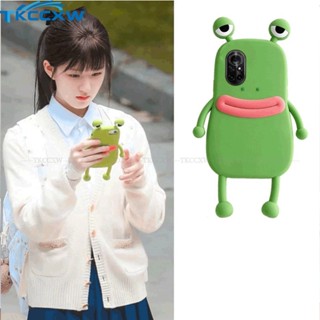 เคสซิลิโคน ลายกบ 3D สําหรับ honor 90 honor80 honor 70 Honor60 honor 50 Pro sang Zhis Frog Casing For Honor90 honor70