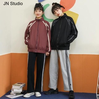 JN Studio แขนเสื้อยาว แจ็คเก็ต เสื้อแจ็คเก็ตผู้หญิง unique trendy ทนทาน Fashion WJK2390NYI37Z230911